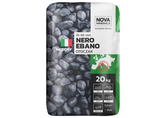 Otoczak NERO EBANO 25-40 mm 20 kg