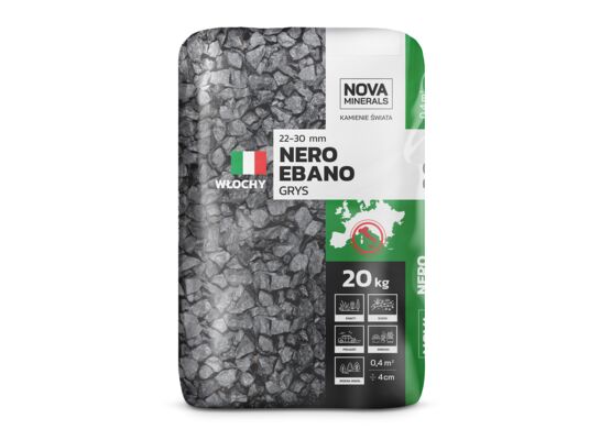 Grys NERO EBANO 22-30 mm 20 kg