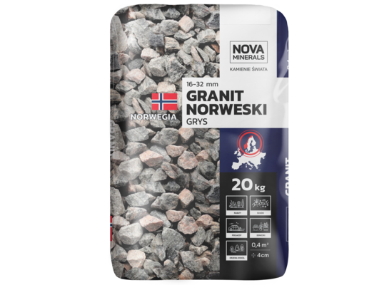 Grys granitowy Norweski 16-32 mm 20 kg