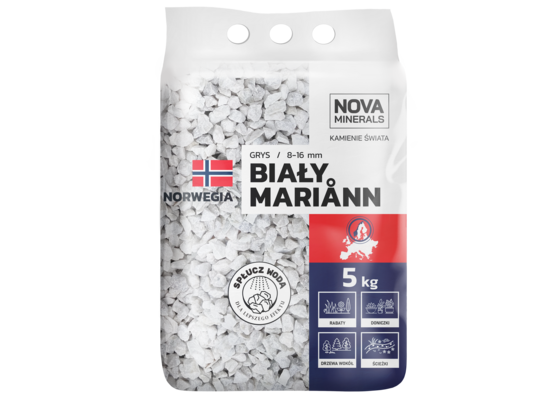Grys biały MARIANN 8-16 mm 5 kg