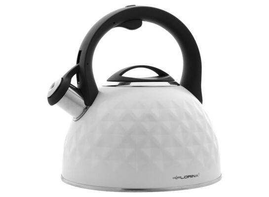 Czajnik nierdzewny DIAMANTE 3,1 l biały