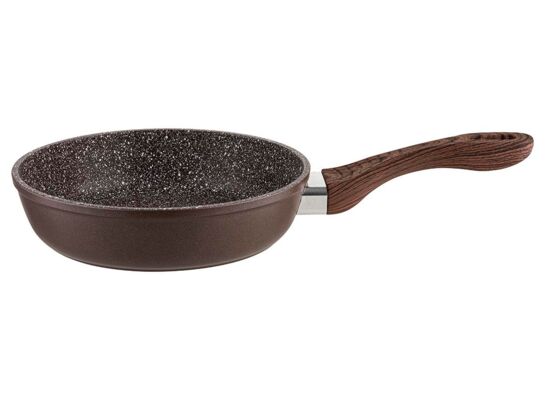 Patelnia aluminiowa MORENO 20 cm brązowy