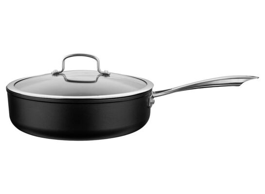 Patelnia aluminiowa głęboka STIX 28 cm 4 l czarny