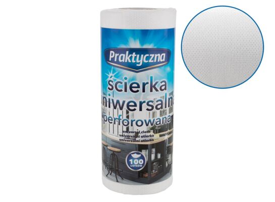 Ścierka uniwersalna PRAKTYCZNA 100 listków perforowana