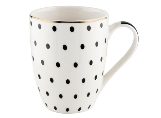 Kubek SPOTS BLACK 340 ml