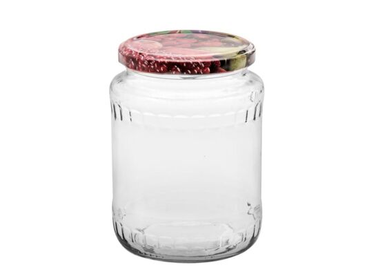 Słoiki 720 ml z nakrętką NADRUK 6 sztuk