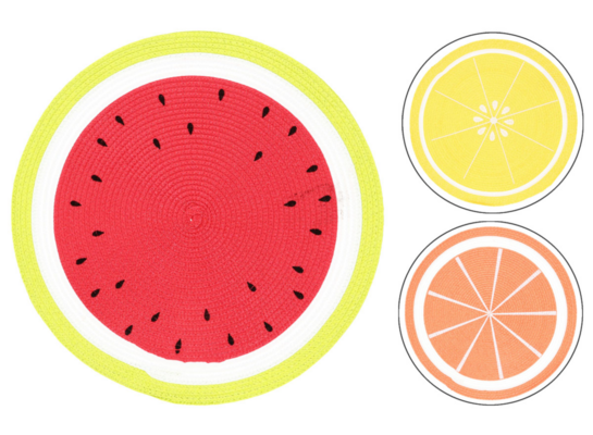 Mata stołowa  śr. 38 cm mix kolorów