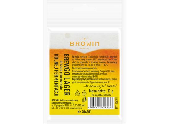 Drożdże piwowarskie BrewGo Lager 11 g