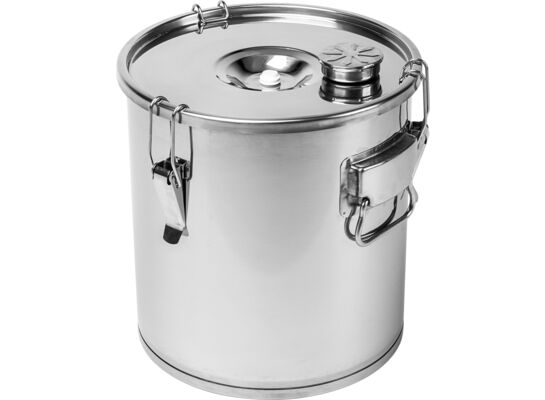 Pojemnik do fermentacji i destylacji stalowy 18 l