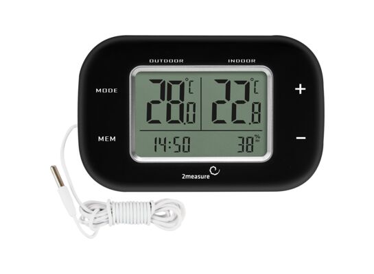 Stacja pogody elektroniczna sonda termometr 103 x 66 mm