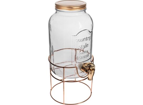 Słój z kranikiem 3,8 l na stojaku