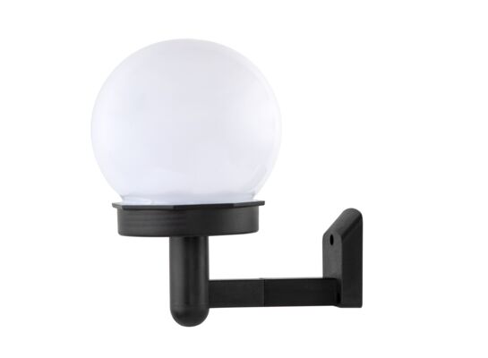 Lampa solarna ścienna 14 cm czarna