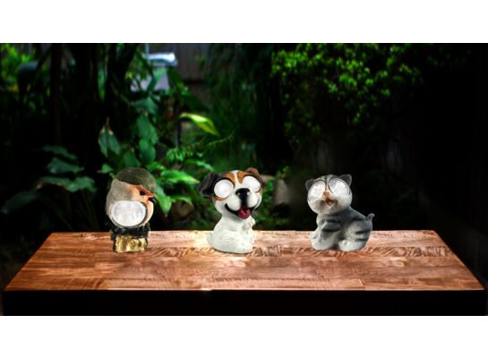 Lampa solarna figurka zwierzątko mix