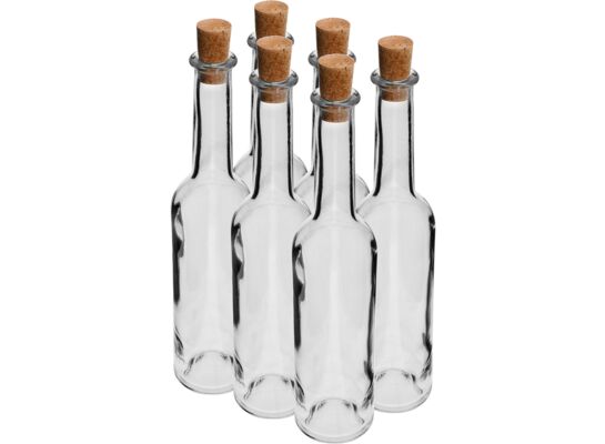 Butelka na nalewkę 350 ml 6 sztuk + 6 korków