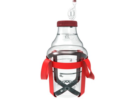 Balon do wina plastikowy z szelkami 10 l