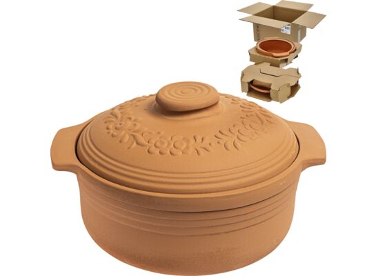 Garnek rzymski okrągły 4 l 31,5 x 27 x 17,5 cm