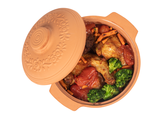 Garnek rzymski okrągły 4 l 31 x 27 x 17,5 cm