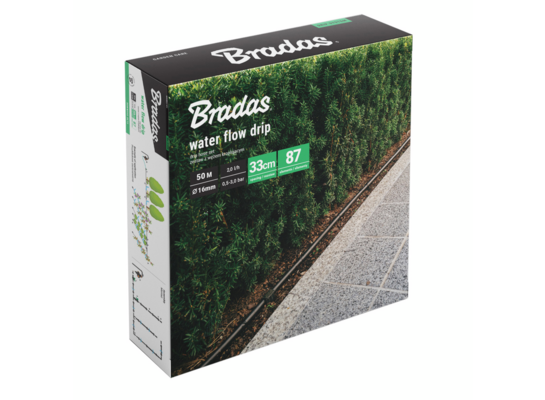 Zestaw z wężem kroplującym Water Flow Drip - 50 m color box