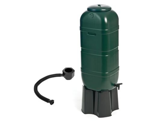 Zbiornik na deszczówkę + kolektor i podstawa 100 l Slim Line