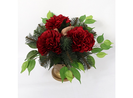 Stroik dekorowany w misie 40 x 40 cm SDMB-04