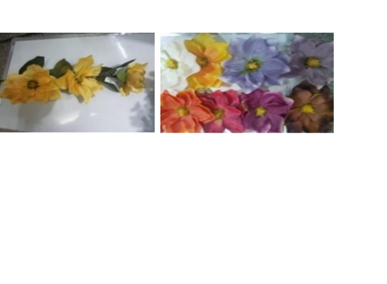 Gałązka malwy potrójnej 68 x 10 cm MA-2P