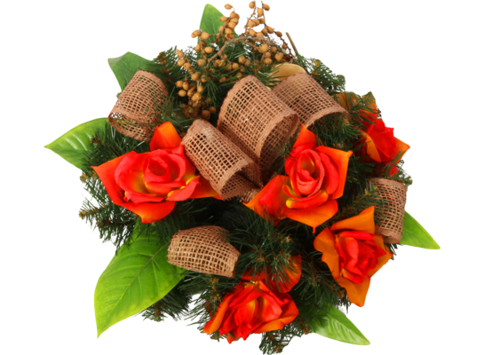 Wianek dekorowany 35 x 35 cm WD-B1