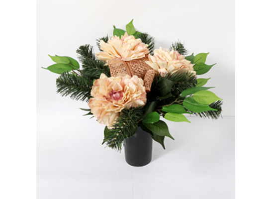 Stroik dekorowany w wazonie 35 x 35 cm SDWB-05