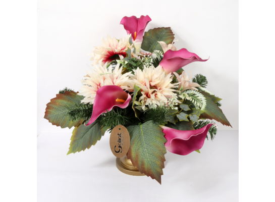 Stroik dekorowany w misie 50 x 50 cm SDMB-10