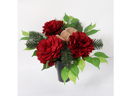 Stroik dekorowany w wazonie 35 x 35 cm SDWB-04