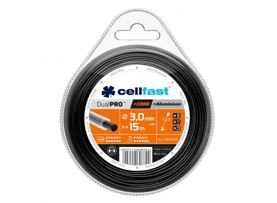Żyłka tnąca z rdzeniem 3 mm x 15 m okrągła Cellfast
