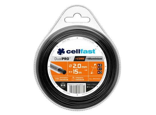 Żyłka tnąca z rdzeniem 2 mm x 15 m okrągła Cellfast
