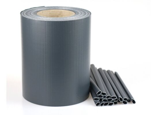 Taśma ogrodzeniowa z klipsami grafit 19 cm x 35 mb Cellfast