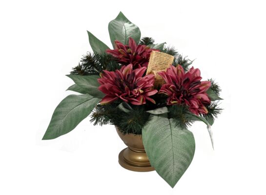 Stroik dekorowany w misie 40 x 40 cm SDMB-03