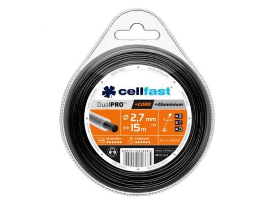 Żyłka tnąca z rdzeniem 2,7 mm x 15 m okrągła Cellfast