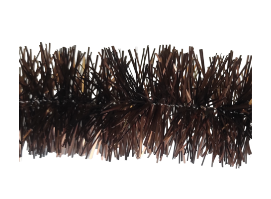 Łańcuch choinkowy grubo cięty 200 x 6 cm brązowy