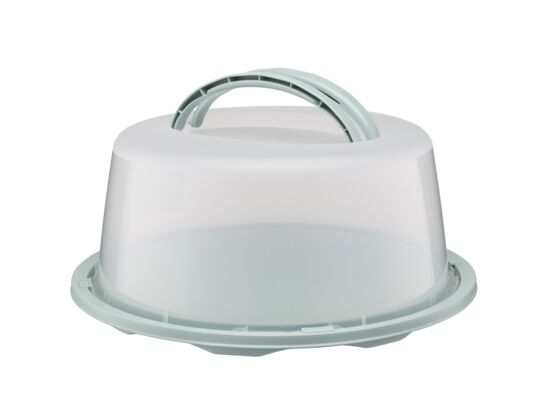 Pojemnik okrągły na ciasto Kalinka śr. 35 cm miętowy