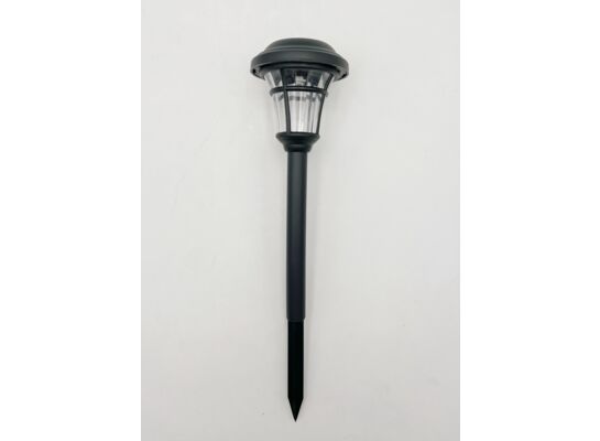 Lampa solarna 8,5 x 8,5 x 34,2 cm czarna