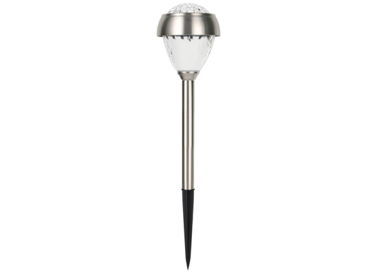 Lampa solarna 9 x 36,2 cm srebrny