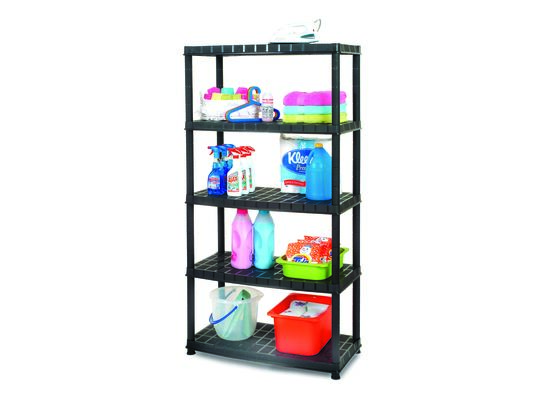 Regał warsztatowy plastikowy DELUXE 91,5 x 45,7 x 185 cm 5 półek