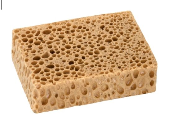 Gąbka syntetyczna 165 x 110 x 60 mm drobna