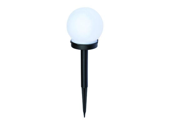 Lampa ogrodowa solarna kula 10 cm czarna