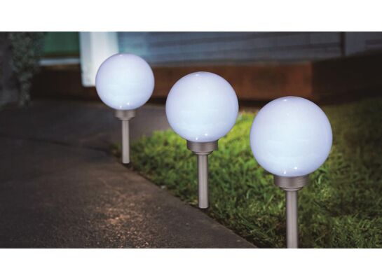 Lampa solarna kula 20 x 53 cm