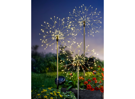 Lampa solarna 10 x 80 cm srebrna