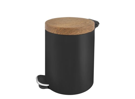 Pojemnik na odpadki 3 l czarny-drewno AWD Interior