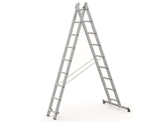 Drabina aluminiowa rozstawna 2 elementowa 12 szczeblowa ZARGES