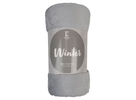 Koc WINTER 130 x 170 cm szary