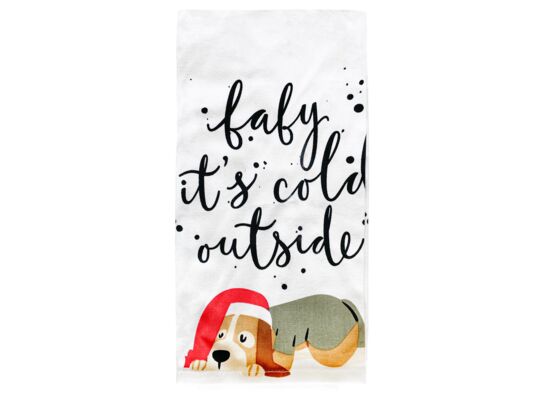 Ścierka kuchenna HAPPY FRIENDS 45 x 65 cm biały