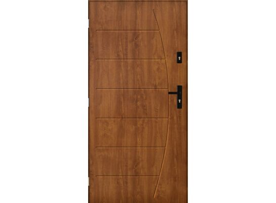 Drzwi zewnętrzne NEPTUN Złoty dąb 80 lewe