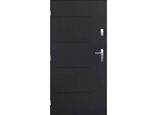 Drzwi zewnętrzne TOKIO antracyt 80 lewe