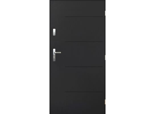 Drzwi zewnętrzne TOKIO antracyt 80 prawe